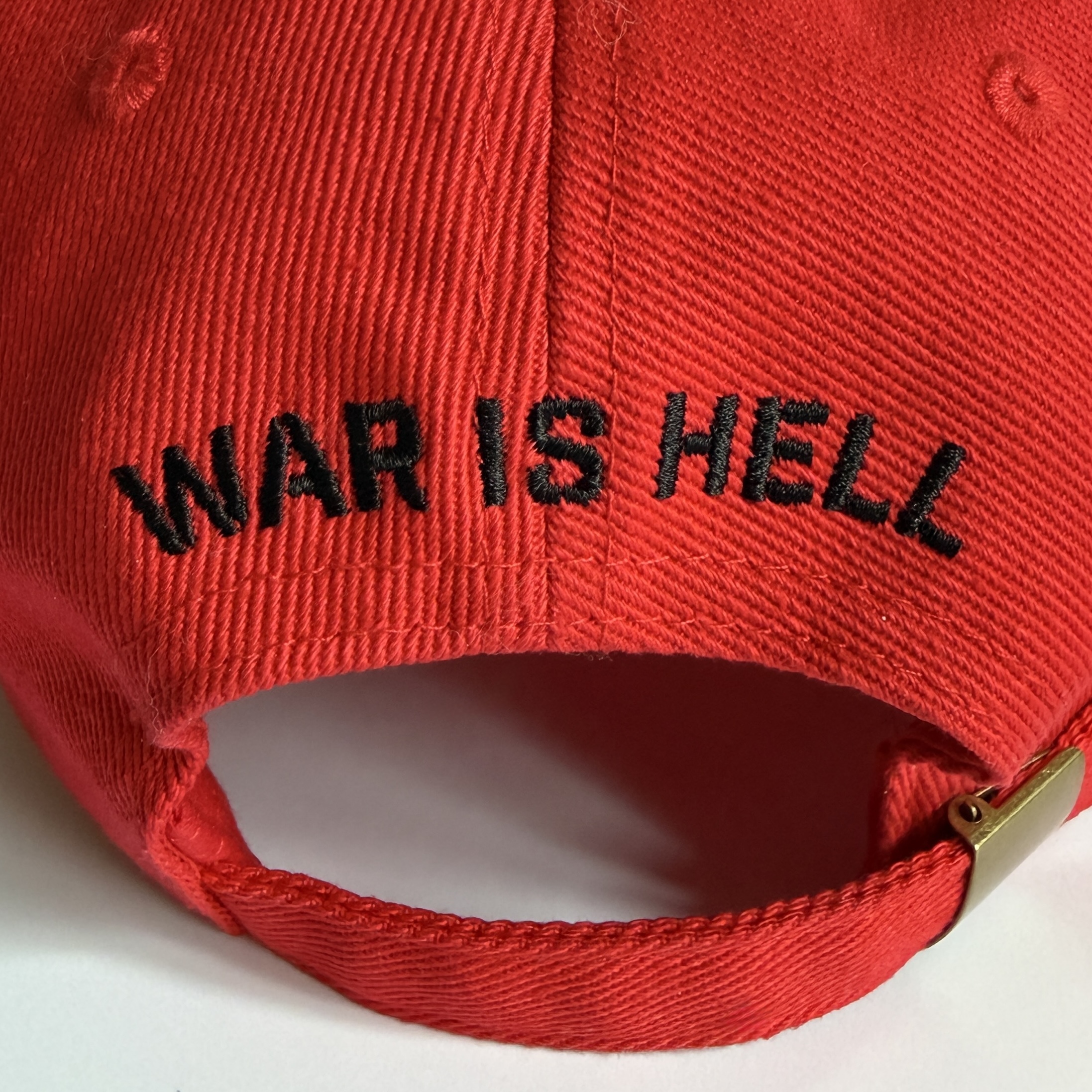 A51 War Is Hell Cap Red