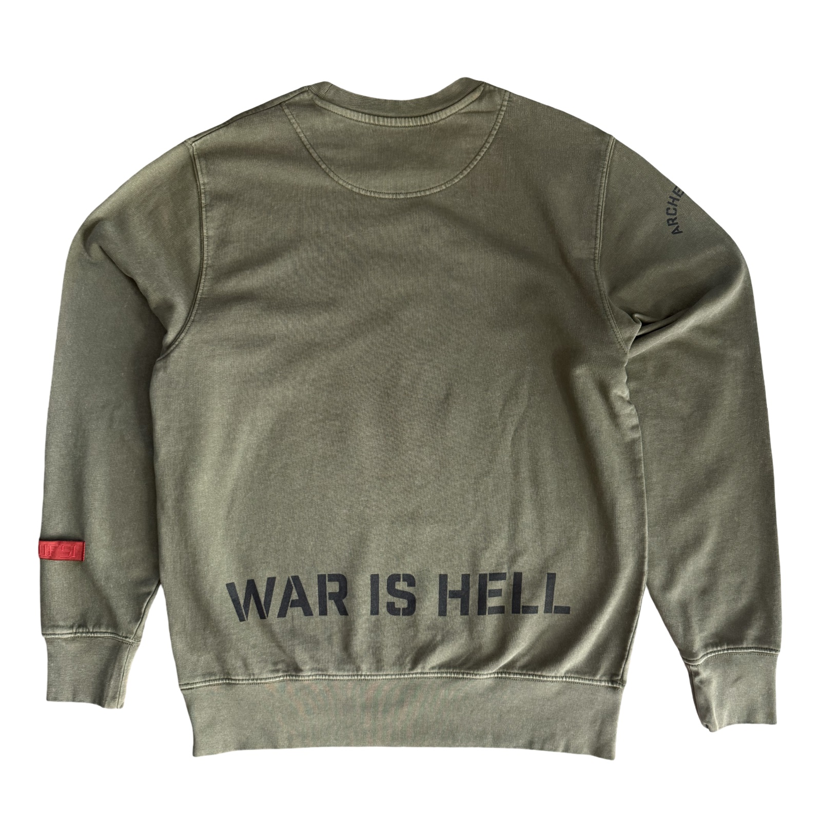 A51 War Is Hell Crewneck Green
