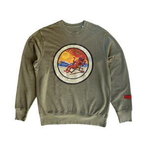 A51 War Is Hell Crewneck Green