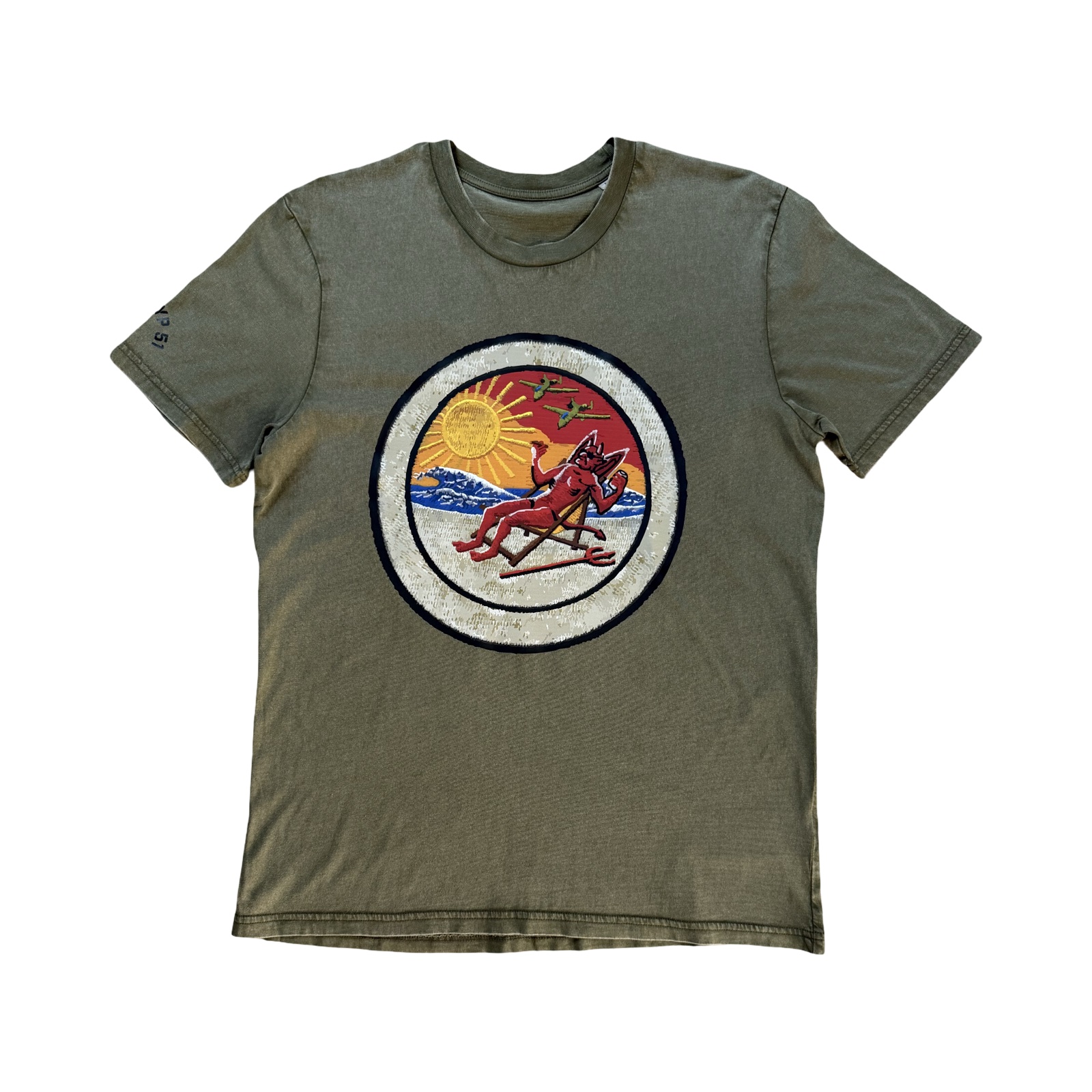 A51 War Is Hell Tee Green